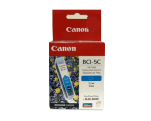 Krtrids CANON, BCI-5 C, orinlais